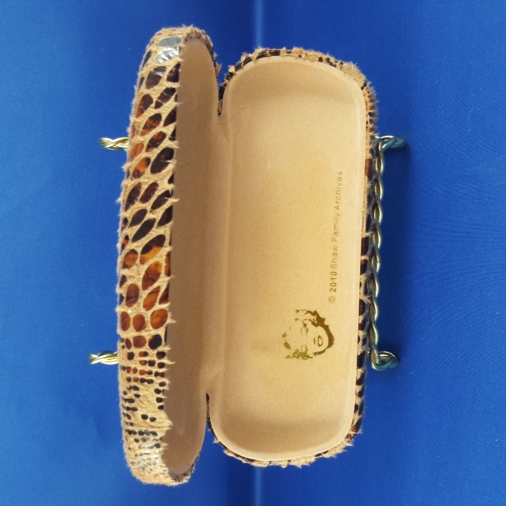 Marilyn Munro Commemorative Animal Print Glasses Sunglasses Case